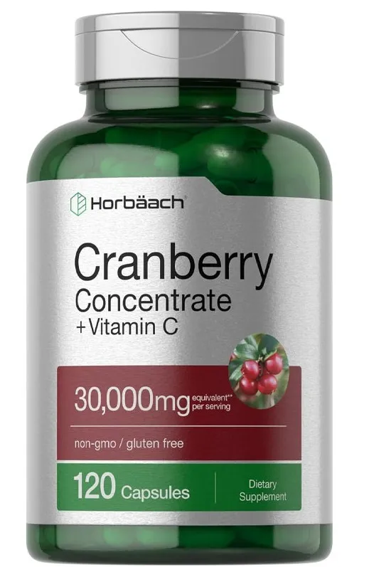 Cranberry Concentrate + Vitamin C 30,000mg - 120 Capsules Cranberry Concentrate + Vitamin C 30,000mg - 120 Capsules